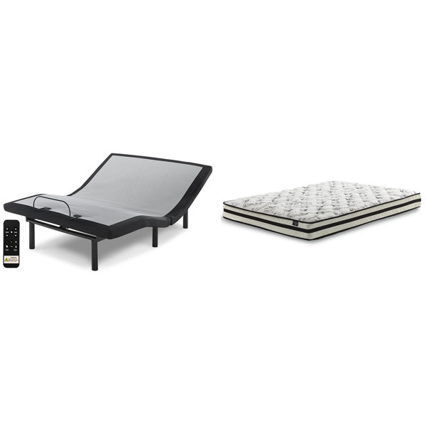 Signature Design by Ashley 8" Firm Mattress and Adjustable Base